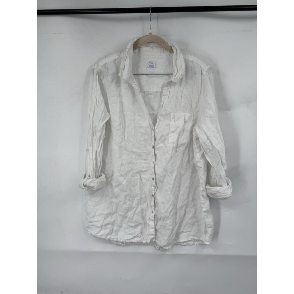 Sigrid Olsen White Button Down Shirt